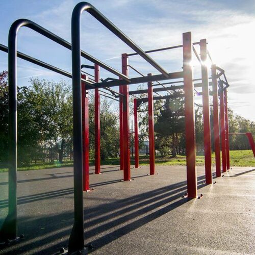 Calisthenics toestel Nippur M 44 Bootcamp parken uit onze Revolution-lijn. De ultieme duurzaamheid.